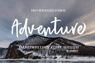 Adventure Font: A Script Handwritten Typeface