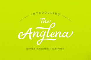 Anglena: A Swashy Script Font for Creative Projects