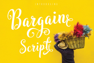 Bargain Script: A Bold, Beautiful Script Font for Handmade Brands