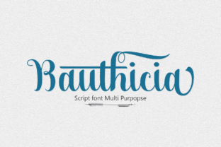 Bauthicia: A Script Font for Web Design