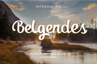 Belgendes: A Modern Calligraphy Font for Impact