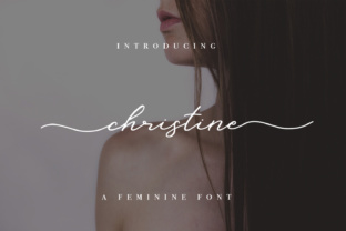 Christine: A Script Handwritten Font That Breathes Quiet Confidence