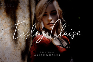 Eisley Claise: A Stylish Script Font
