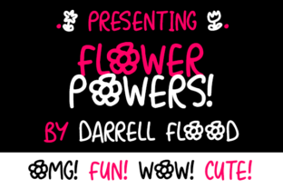 Flower Powers Font for Business Branding