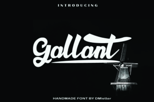 Gallant: A Bold Script Font