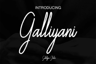 Galliyani Font Review