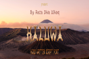 Haluwa: A Playful Handwritten Font for Editorial Charm