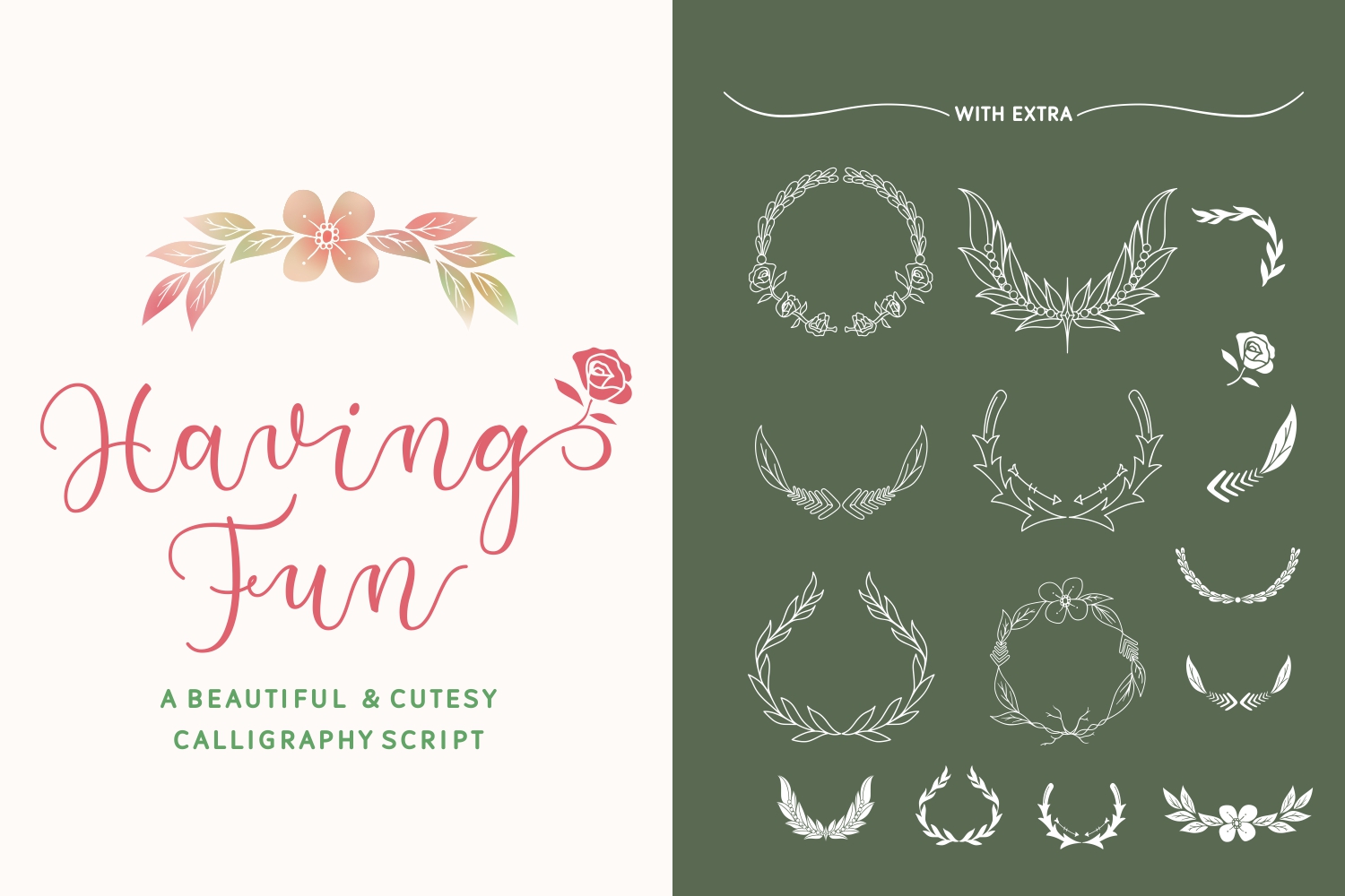Having Fun: A Soft, Cutesy Script Font for Warm Digital Branding