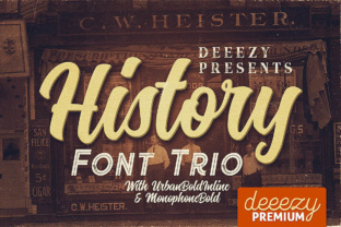 History Font for Vintage Design