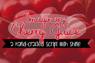 Imaginary Cherry Juice: A Playful Script Font for Handmade Brands
