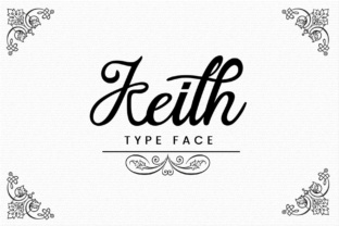 Keith: A Script Font for Creative Makers