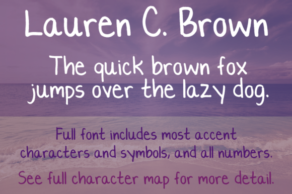 Lauren C. Brown Font for Business