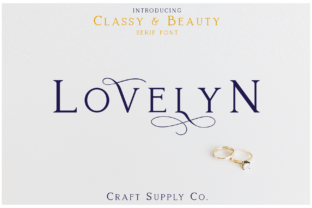 Lovelyn: An Elegant Serif Font for Editorial Design