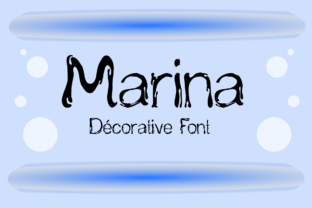 Marina: A Decorative Font for Creative Campaigns