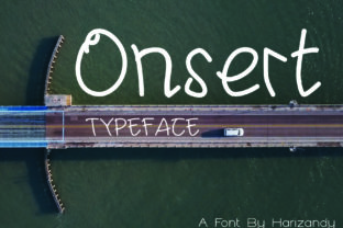 My Onsert: A Handwritten Sans Serif That Feels Like a Conversation