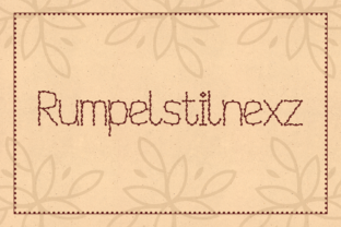 Rumpelstilnexz: A Handmade-Feel Decorative Font for Crafters