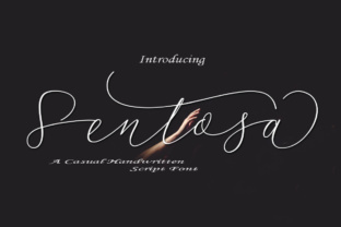 Sentosa: A Handwritten Script Font That Feels Human in Every Campaign
