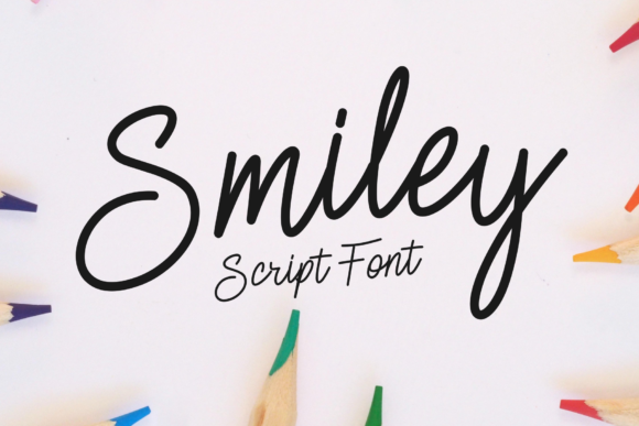 Smiley: A Bouncy Signature Font
