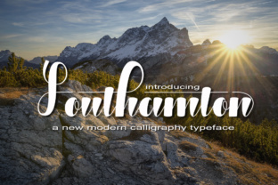 Southamton Font: Elegant Script for Editorial Design
