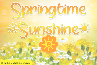 Springtime Sunshine: A Friendly Script Font for Editorial Warmth