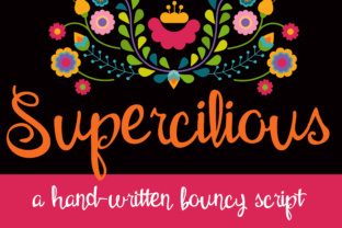 Supercilious: A Charming Script Font