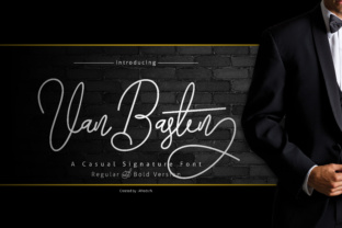 Van Basten: A Modern Script Font for Digital Branding