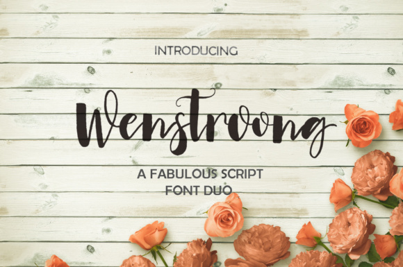 Wenstroong: A Handwritten Font for Web Design