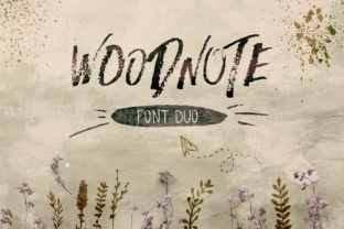 Woodnote: A Charcoal Font with Energy